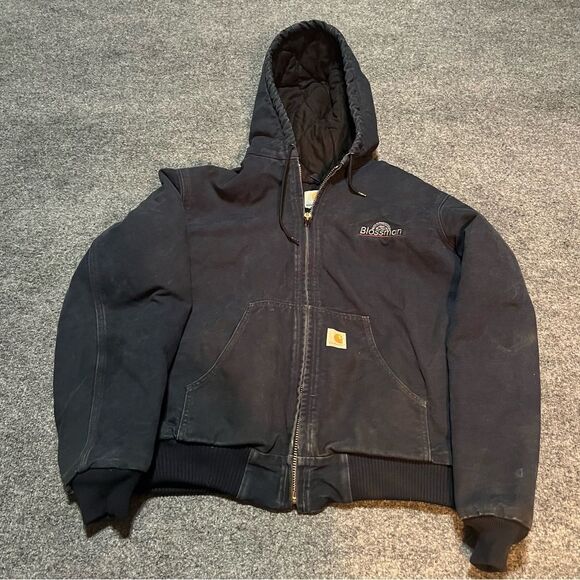 Carhartt Other - Carhartt Workwear Quilted Lined Navy Jacket